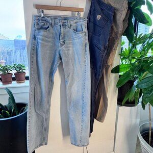 Levi’s 505 Slim Straight Jeans 32x34 Blue Denim Classic Straight Leg